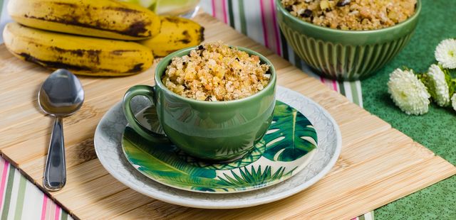 Farofa de banana super fácil de fazer