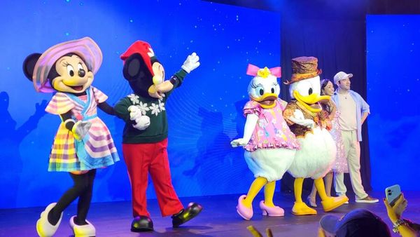 Personagens da Disney também participaram do evento