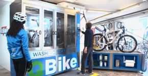 Empresa italiana cria estação de lavagem automática de bicicletas