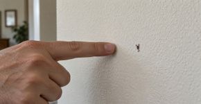 O pequeno ponto escuro na parede parece fácil de ignorar até você descobrir por que ele não deveria estar ali