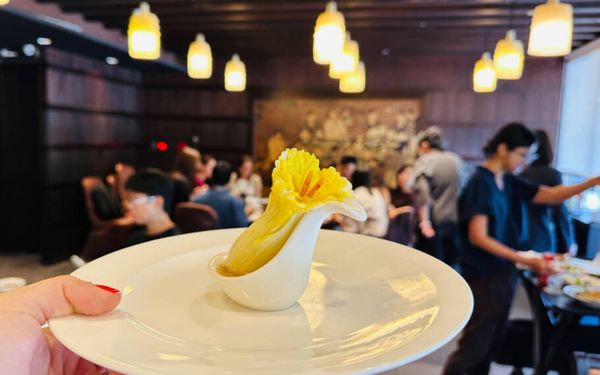 Obra de arte virou comida no restaurante do museu em Taiwan