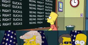 ‘Os Simpsons’ lamenta vitória de Trump em episódio pós-eleição