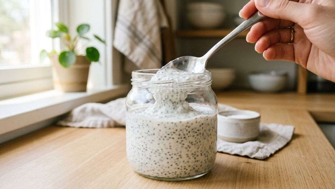 Adicionar frutas frescas e castanhas transforma o pote matinal em uma refeição nutritiva e cheia de sabor.