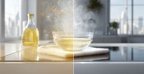 Elimine a gordura dos armários com ingredientes simples