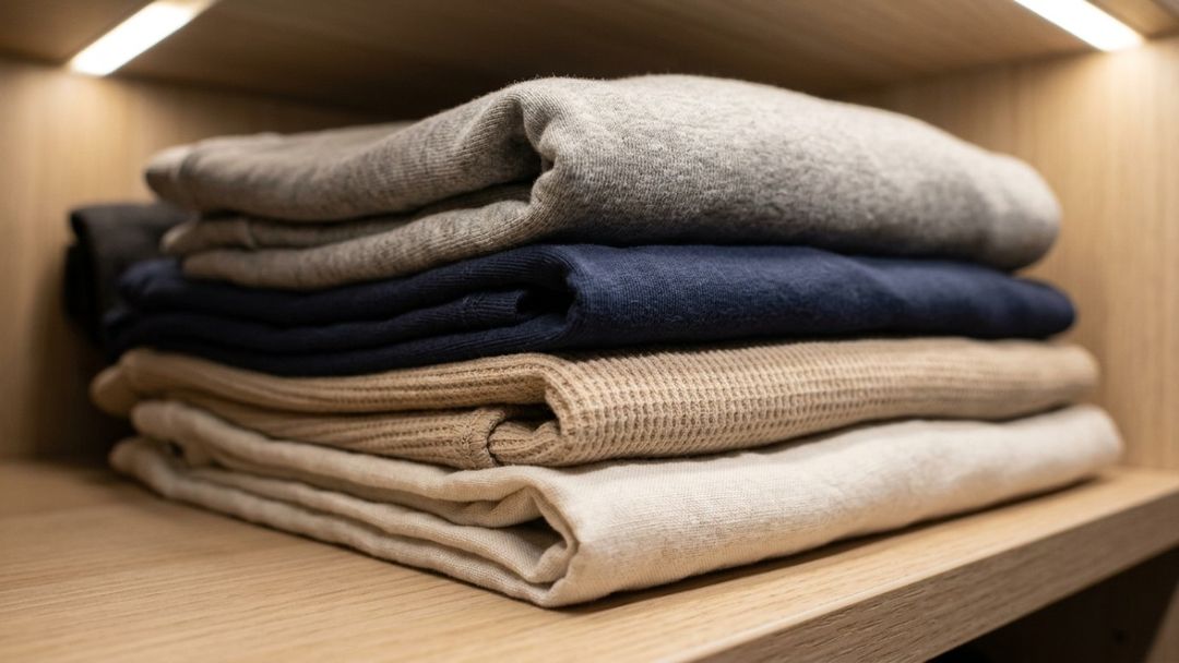 A circulação de ar adequada no guarda-roupa preserva a durabilidade e o frescor das roupas.