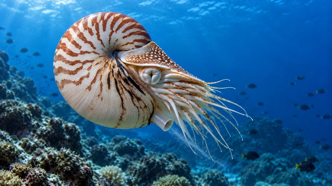 Água e gás influenciam lentamente a flutuação do animal no oceano.