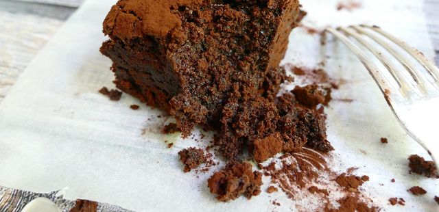 Brownie de chocolate na air fryer