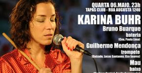 Karina Buhr se apresenta no Tapas, na rua Augusta