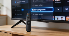 Como colocar legenda grande na TV pra assistir sua série favorita sem precisar forçar a vista