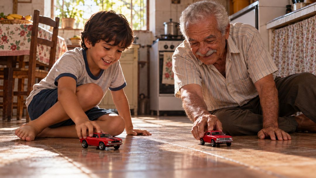 O brinquedo era a última lembrança de seu avô falecido.