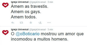 Hackers postam mensagens a favor da causa LGBT no Twitter da Igreja Universal