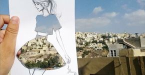 Jordaniano utiliza recortes de papel para compor paisagens