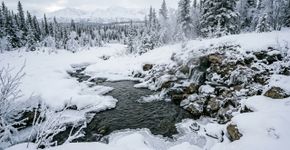 Como uma fonte consegue não congelar durante o inverno extremo do Alasca