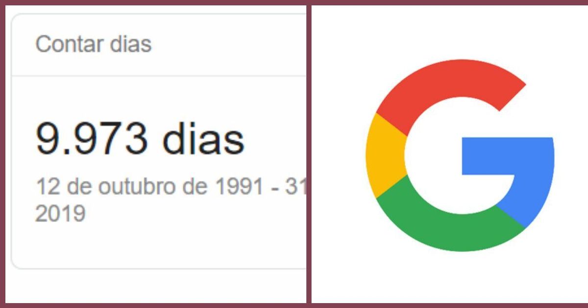 Contar dias: Google mostra quantos dias de vida você tem