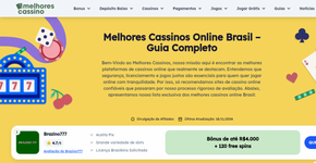 Foto: (Melhores Cassinos Online Brasil | Reprodução)