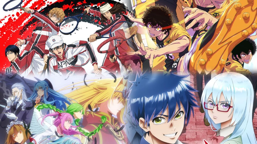 Montagem dos animes que recebem novas temporadas, e títulos estreantes
