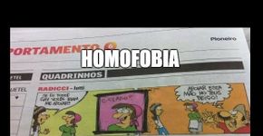 Jornal divulga charge homofóbica e estimula violência contra população LGBT