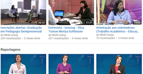 Unesp disponibiliza aulas em vídeos no YouTube