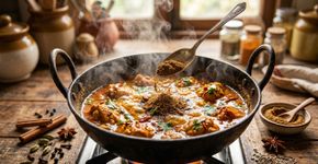 Os indianos concordam: “Para deixar o curry mais aromático e saboroso, o segredo é adicionar garam masala durante o cozimento.”