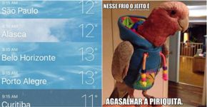 Cidades brasileiras amanhecem com temperatura menor que do Alasca