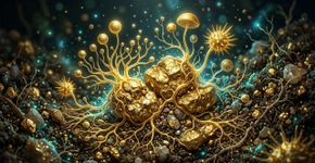 Cientistas australianos identificam fungo que se infiltra em pepitas de ouro e as utiliza como uma espécie de carapaça: descoberta revoluciona o setor de mineração