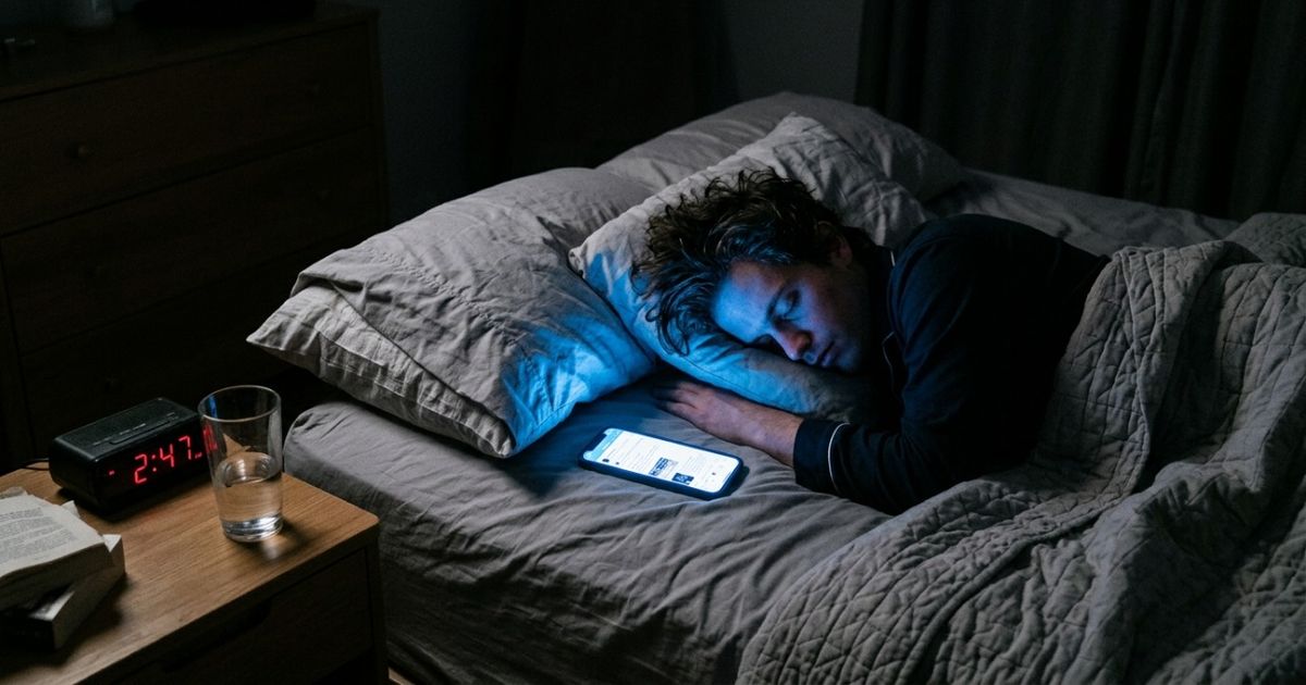 Pessoas que deixam o celular do lado da cama podem estar sabotando o próprio descanso