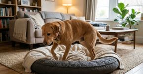 Por que seu cachorro gira antes de se deitar? A resposta está em um instinto muito antigo
