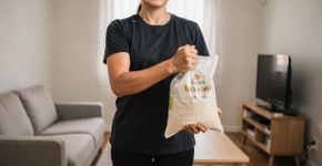 Eu usei dois quilos de arroz para endurecer o braço sem sair da sala