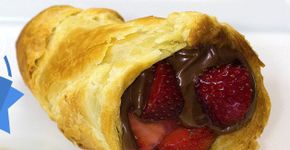 Aprenda a fazer pizza cone de morango com Nutella