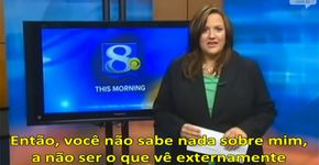 Ao vivo, apresentadora dá resposta sensacional a um e-mail que recebeu onde a chamaram de gorda