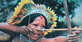 Índios brasileiros se encontram no Parque da Água Branca
