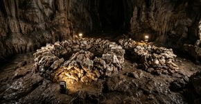 Há 176 mil anos, alguém carregou duas toneladas de estalagmites para formar grandes anéis onde a luz nunca chegava