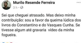 Economista que defendeu queima de livros é convidado para o MEC