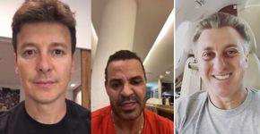 Foto: (Reprodução | YouTube @duardo Costa FC e Instagram @rodrigofaro e @lucianohulk)