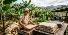 As milhares de toneladas de pseudocaules de banana deixadas apodrecendo após cada colheita agora estão sendo transformadas em papel de seda e materiais de embalagem, enquanto um processo simples usando hidróxido de sódio a 230°F está alcançando rendimentos de polpa de até 44% nos testes de abril de 2026