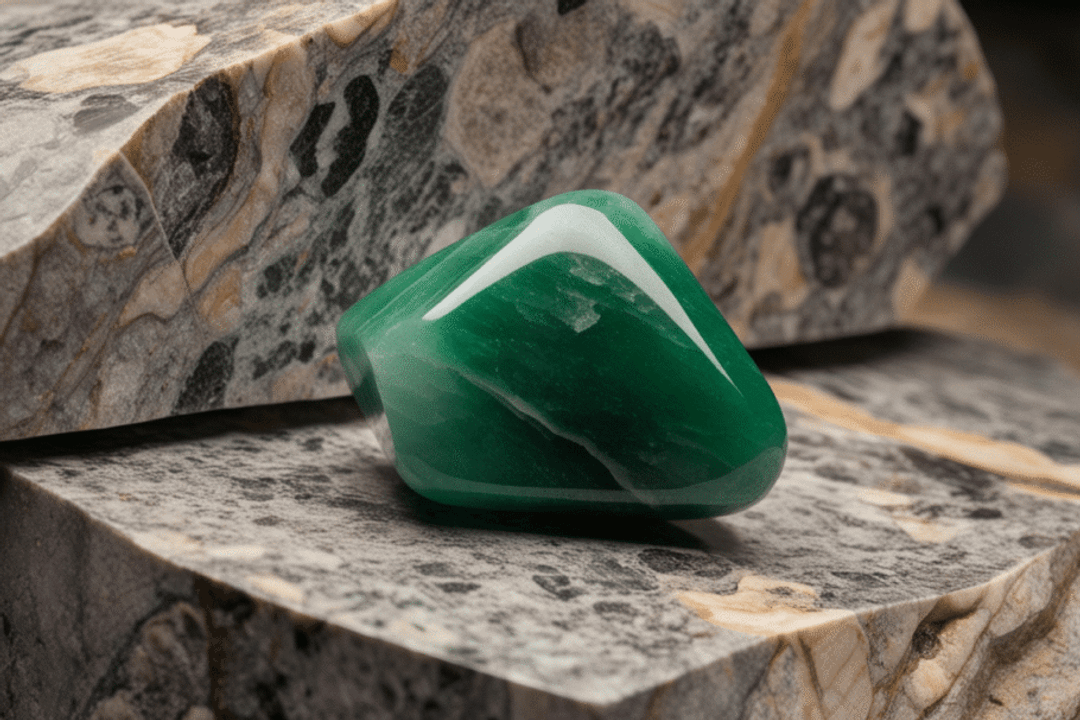 A jade verde é associada à sorte, à sabedoria e à prosperidade, simbolizando paciência e decisões conscientes (Imagem: Raka Firdaus | Shutterstock)