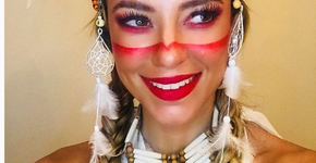 Paolla Oliveira usa fantasia de índia e recebe críticas