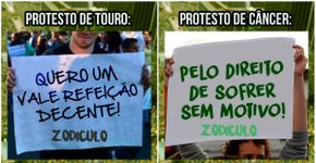 Confira qual seria a frase de protesto de cada um dos signos