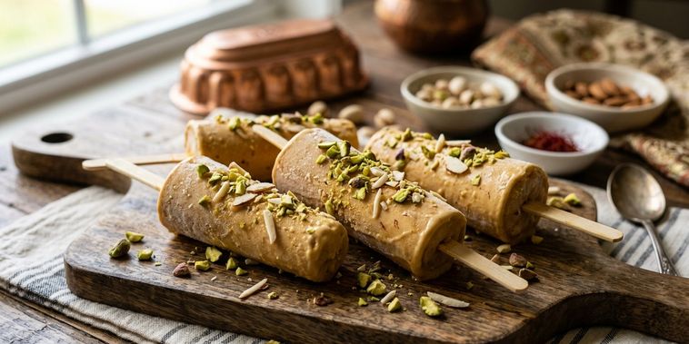 Featured main: Só precisa de açúcar e leite: prepare em casa um kulfi delicioso que dá água na boca