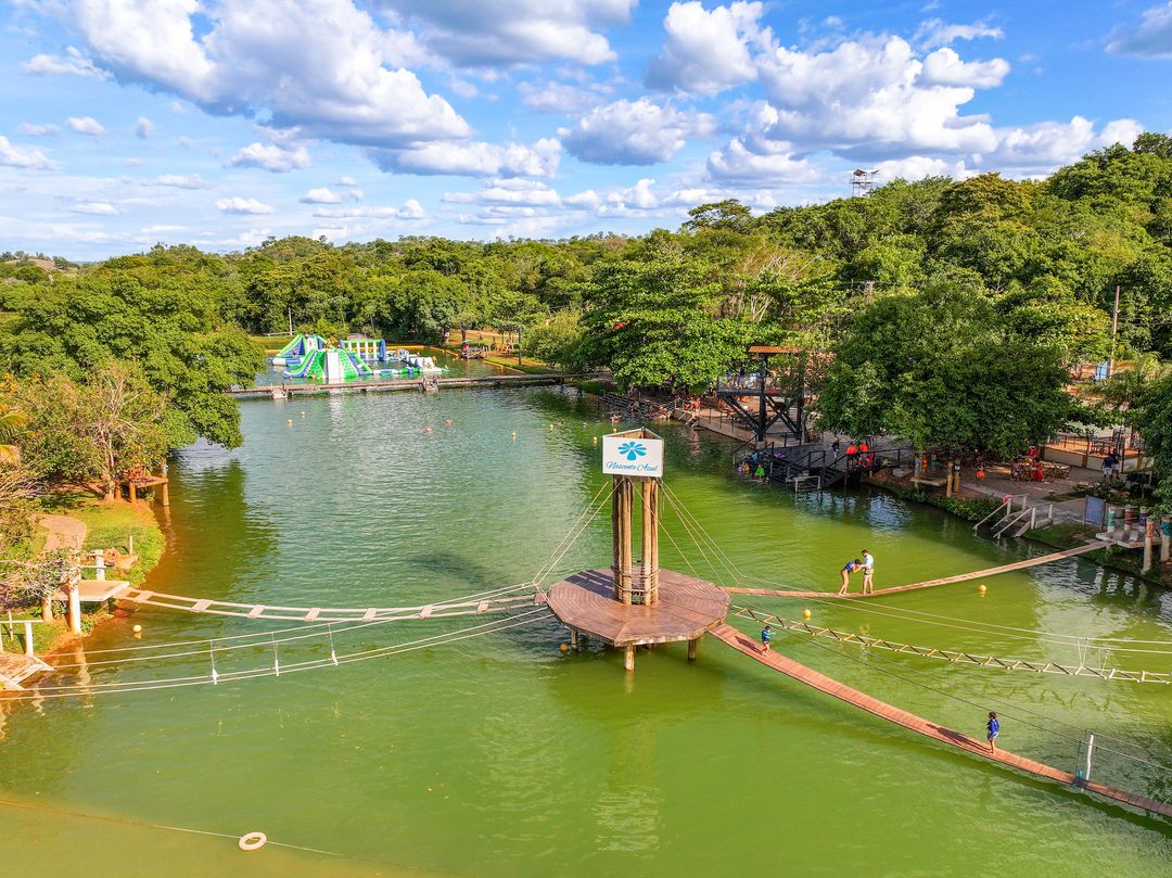 Vista geral do Balneário Nascente Azul
