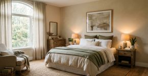 A cama não deve ser encostada em qualquer parede segundo o Feng Shui