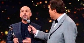 Alexandre Nero ganha prêmio de Faustão e cita ex-presidente Lula