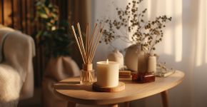 Deixei minha casa com aromas naturais, cada canto com um toque de conforto, estilo e harmonia