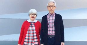 Casal fofinho do Japão combina roupas todos os dias há 37 anos