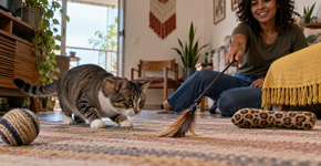 Existe um erro na brincadeira com gatos que pode ensinar o animal a atacar justamente aquilo que você menos quer