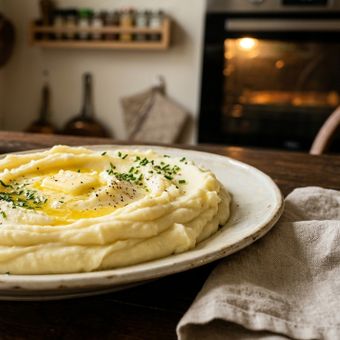Featured mobile: Os chefs concordam: “O purê de batatas mais cremoso não exige mais manteiga, mas sim uma técnica de amassamento diferente.”