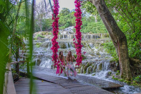 O acesso ao balneário da Nascente Azul está incluso no ingresso da flutuação