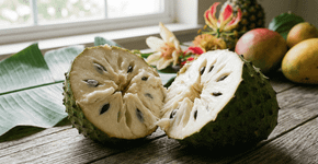 A fruta com um perfume deliciosos que invade a casa inteira e tem um sabor fenomenal