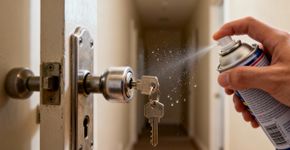 Não deixe a chave da porta da frente na fechadura à noite, por mais tentador que seja