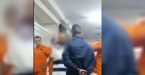 PM agride paciente com braço imobilizado em hospital do DF